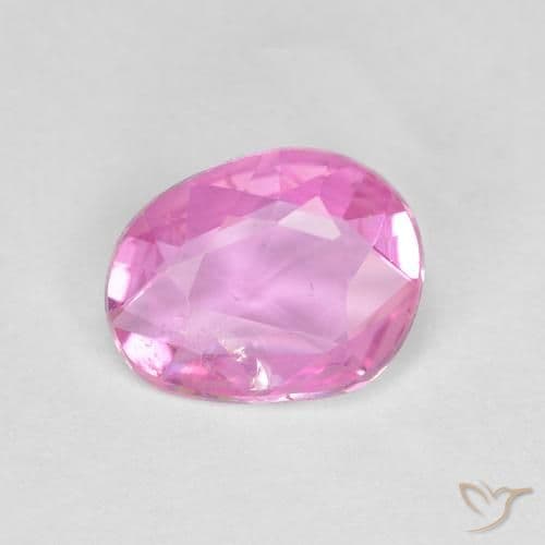 0.58ct Royal Purple Pink Sapphire, Fancy Shape, 6.7x5 mm