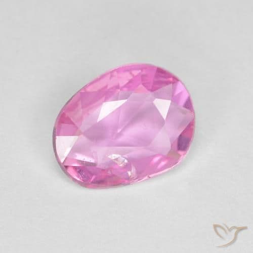 0.64ct Natural Medium Pink Sapphire, Fancy Shape, 6.8x5.1 mm