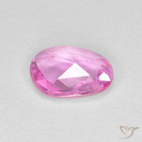 0.64ct Natural Medium Pink Sapphire, Fancy Shape, 6.8x5.1 mm