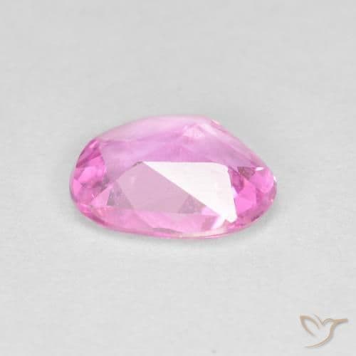 0.63ct Intense Pink Sapphire, Fancy Shape, 6.4x5.3 mm