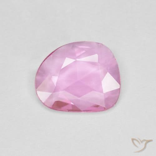 0.74ct Natural Medium Pink Sapphire, Fancy Shape, 7.3x6.1 mm