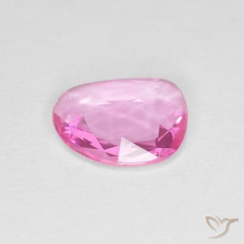 0.74ct Natural Medium Pink Sapphire, Fancy Shape, 7.3x6.1 mm