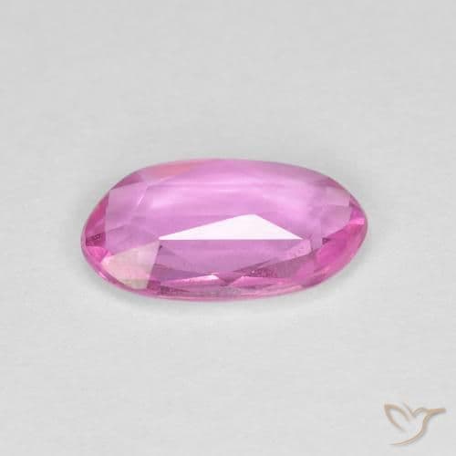 0.87ct Natural Deep Pink Sapphire, Fancy Shape, 8.4x4.9 mm