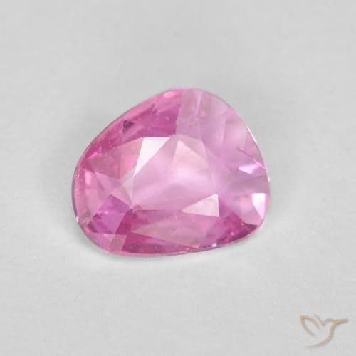 0.57ct Natural Medium Pink Sapphire, Fancy Shape, 6.1x5.2 mm