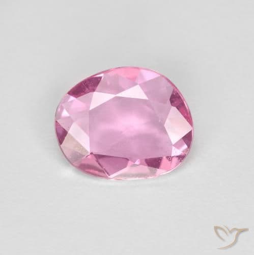 0.63ct Natural Medium Pink Sapphire, Fancy Shape, 6.7x5.6 mm