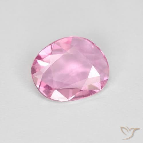 0.70ct Natural Medium Pink Sapphire, Fancy Shape, 6.6x5.7 mm