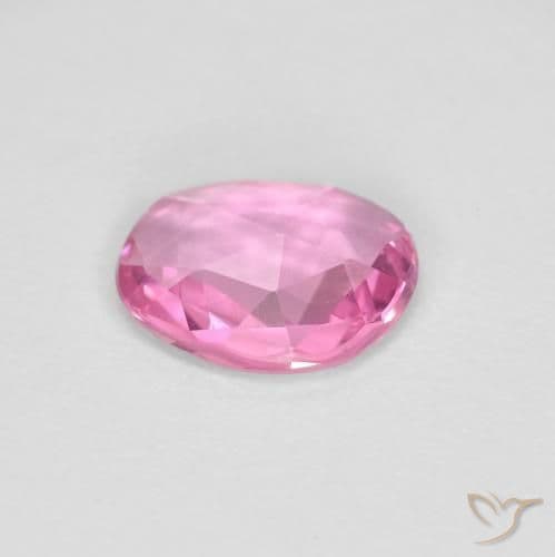 0.70ct Natural Medium Pink Sapphire, Fancy Shape, 6.6x5.7 mm