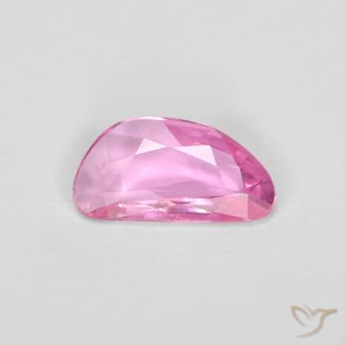 0.73ct Royal Purple Pink Sapphire, Fancy Shape, 8.8x4.6 mm