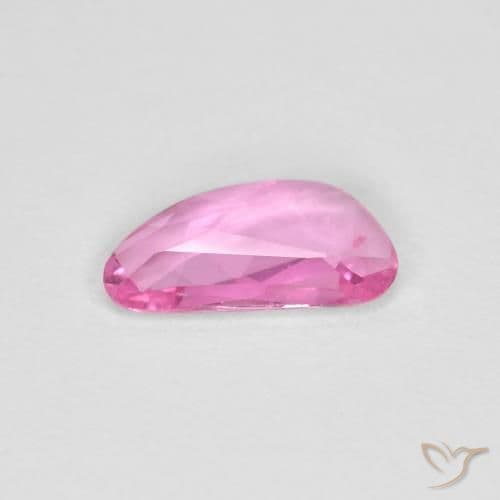 0.73ct Royal Purple Pink Sapphire, Fancy Shape, 8.8x4.6 mm