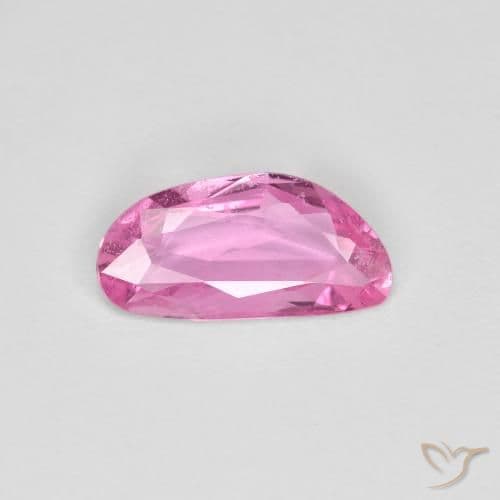 0.85ct Royal Purple Pink Sapphire, Fancy Shape, 9.3x4.6 mm