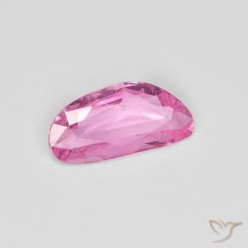 0.85ct Royal Purple Pink Sapphire, Fancy Shape, 9.3x4.6 mm