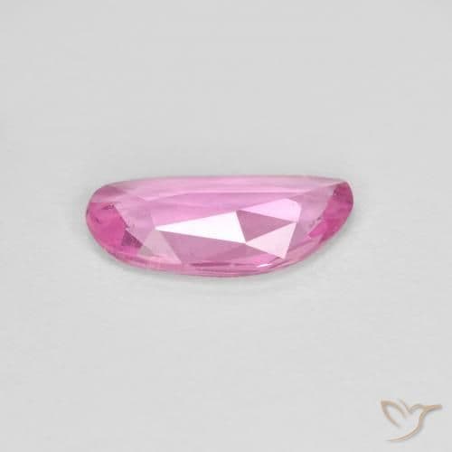 0.85ct Royal Purple Pink Sapphire, Fancy Shape, 9.3x4.6 mm