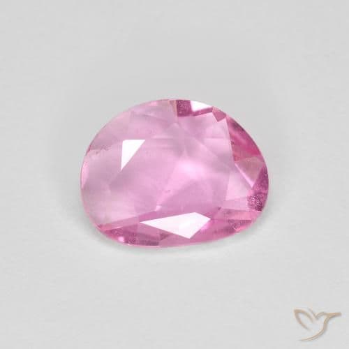 0.67ct Natural Intense Pink Sapphire, Fancy Shape, 7x5.6 mm