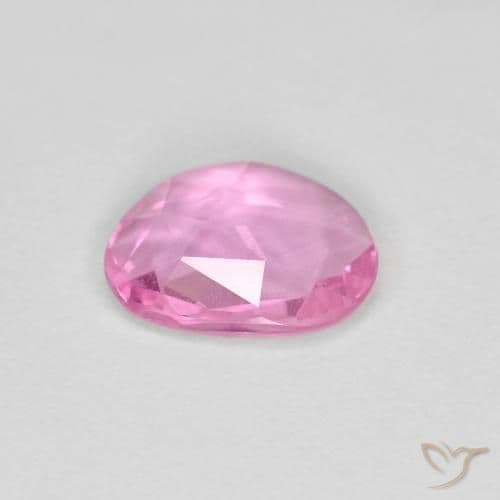 0.67ct Natural Intense Pink Sapphire, Fancy Shape, 7x5.6 mm