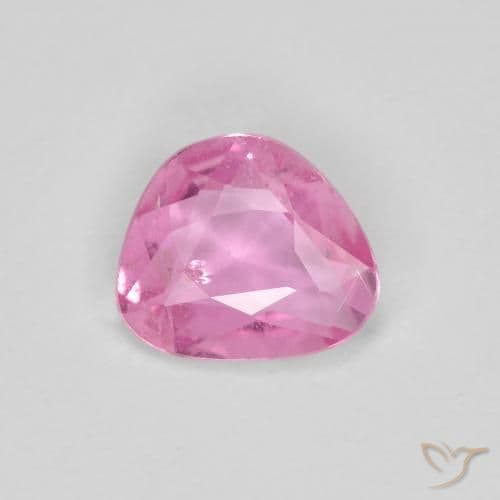 0.60ct Natural Medium Pink Sapphire, Fancy Shape, 6x5.2 mm