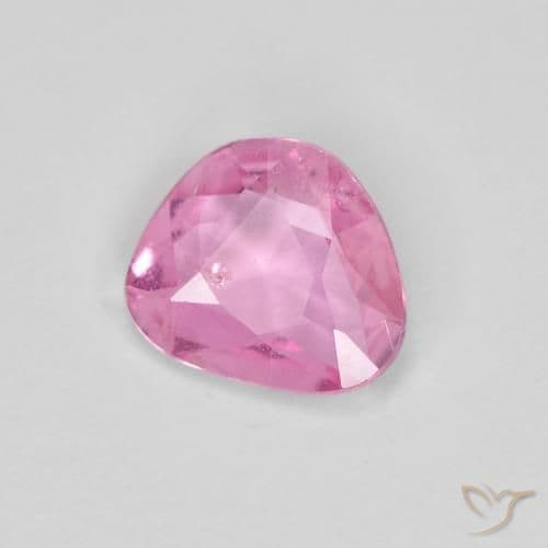 0.60ct Natural Medium Pink Sapphire, Fancy Shape, 6x5.2 mm