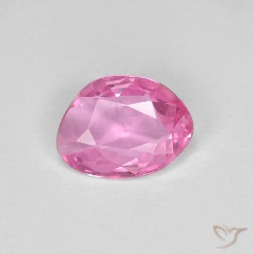 0.80ct Intense Pink Sapphire, Fancy Shape, 7.4x5.6 mm