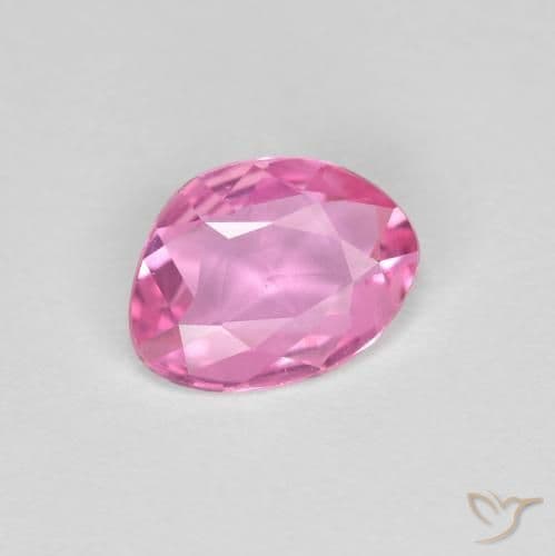 0.80ct Intense Pink Sapphire, Fancy Shape, 7.4x5.6 mm