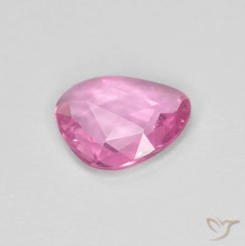 0.63ct Natural Medium Pink Sapphire, Fancy Shape, 6.7x5.6 mm