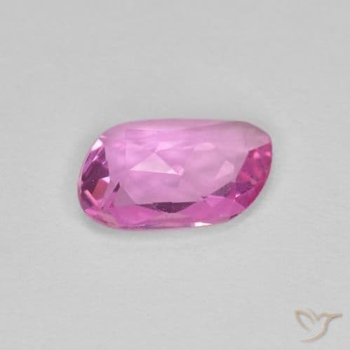 0.83ct Natural Medium Pink Sapphire, Fancy Shape, 7.8x5.2 mm