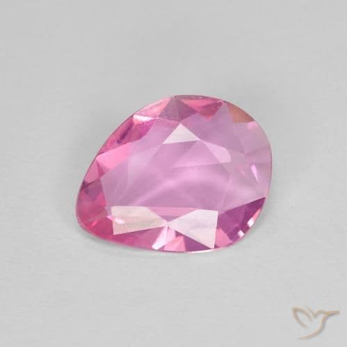 0.91ct Natural Medium Pink Sapphire, Fancy Shape, 8.2x6.5 mm