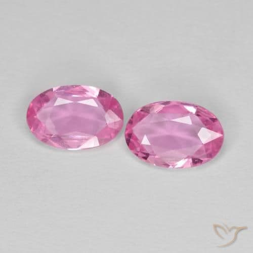 0.52ct Natural Hot Pink Sapphire, Oval Cut, 5.9x4.3 mm