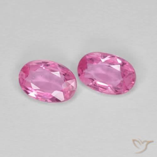 0.83ct Natural Intense Pink Sapphire, Oval Cut, 5.9x3.9 mm