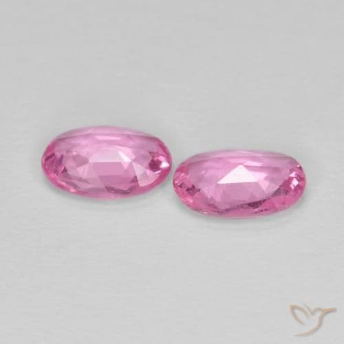 0.83ct Natural Intense Pink Sapphire, Oval Cut, 5.9x3.9 mm