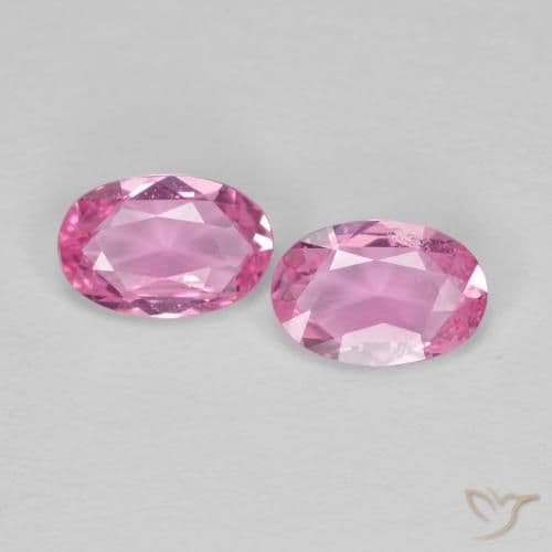 0.38ct Natural Hot Pink Sapphire, Oval Cut, 5.9x3.8 mm