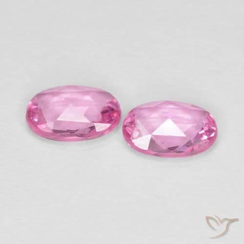 0.90ct Natural Medium Pink Sapphire, Oval Cut, 6.1x4.1 mm