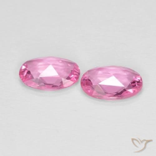 0.88ct Natural Intense Pink Sapphire, Oval Cut, 6.2x4.2 mm