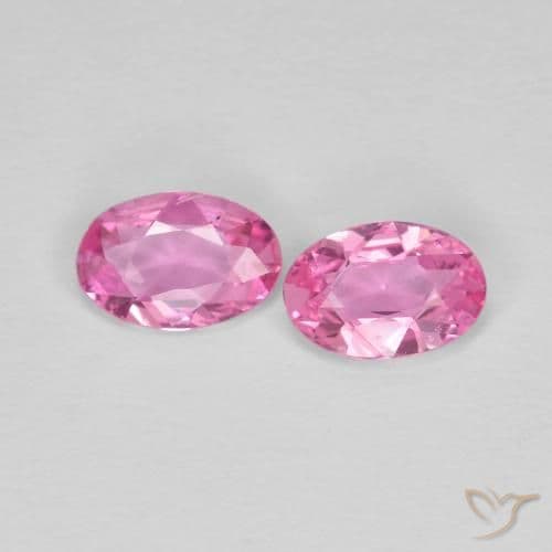 0.41ct Natural Medium Pink Sapphire, Oval Cut, 5.8x3.9 mm
