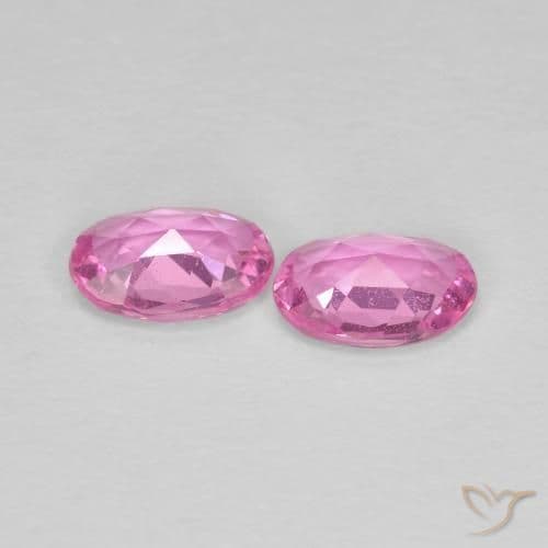 0.85ct Natural Medium Pink Sapphire, Oval Cut, 5.8x4 mm