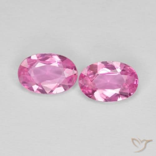 0.52ct Light Bubblegum Pink Sapphire, Oval Cut, 6x4.2 mm