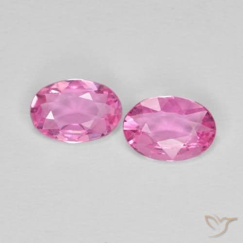 0.78ct Royal Purple Pink Sapphire, Oval Cut, 5.9x4.1 mm