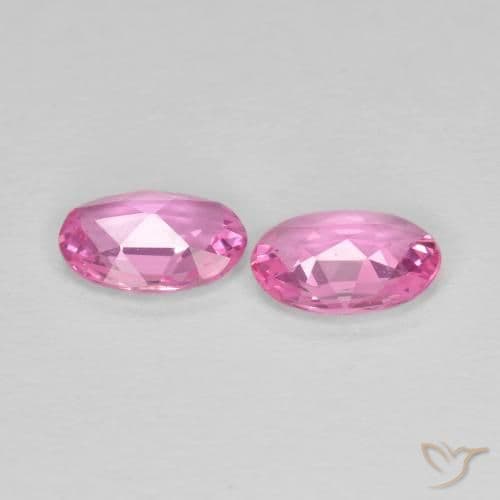 0.78ct Royal Purple Pink Sapphire, Oval Cut, 5.9x4.1 mm