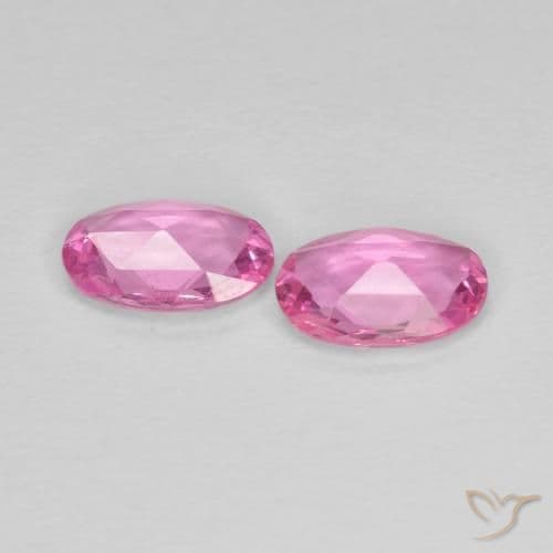 0.77ct Natural Medium Pink Sapphire, Oval Cut, 5.9x4 mm