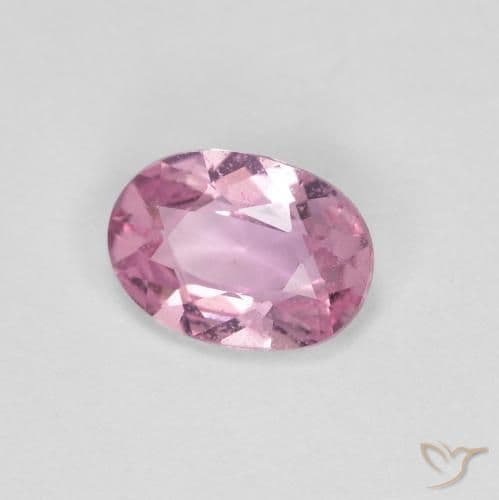 0.75ct Very Light Pink Sapphire, Oval Cut, 6.9x4.9 mm
