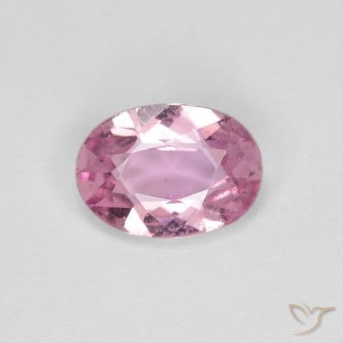 0.75ct Very Light Pink Sapphire, Oval Cut, 6.9x4.9 mm