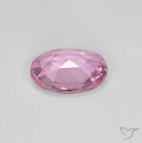 0.75ct Very Light Pink Sapphire, Oval Cut, 6.9x4.9 mm