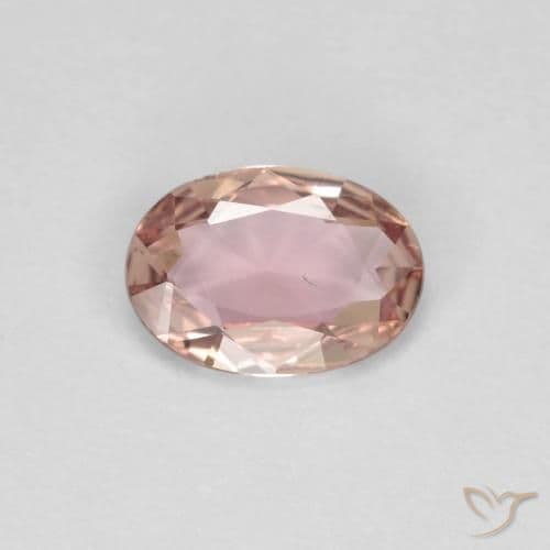 0.75ct Very Light Pink Sapphire, Oval Cut, 6.9x4.9 mm