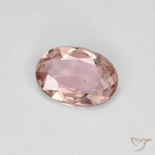 0.60ct Natural Light Pink Sapphire, Oval Cut, 6.8x4.8 mm