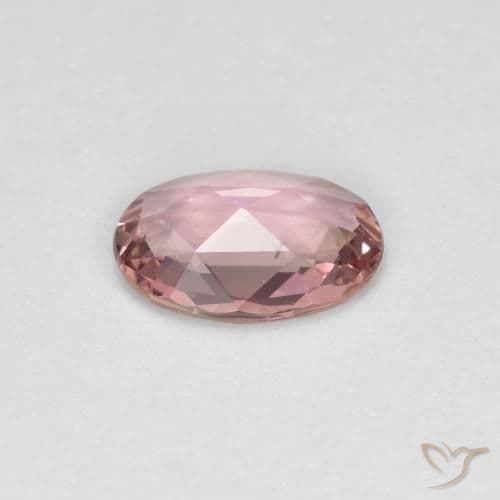 0.60ct Natural Light Pink Sapphire, Oval Cut, 6.8x4.8 mm