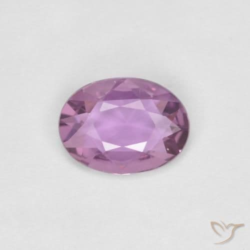 0.71ct Natural Pinkish Purple Sapphire, Oval Cut, 6.7x5 mm