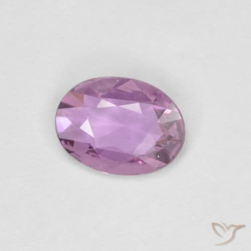 0.60ct Natural Light Purple Sapphire, Oval Cut, 6.7x5 mm