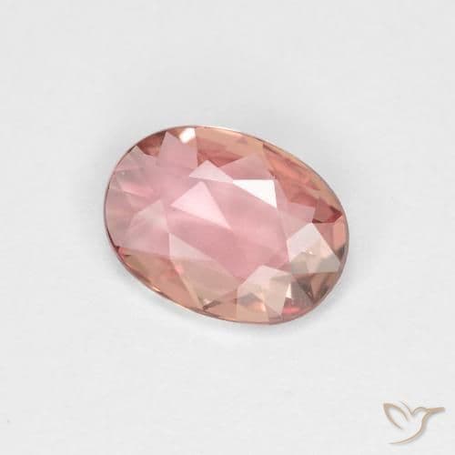 0.61ct Natural Light Pink Sapphire, Oval Cut, 6.7x4.9 mm