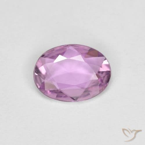 0.51ct Medium-Light Purple Sapphire, Oval Cut, 6.4x4.8 mm