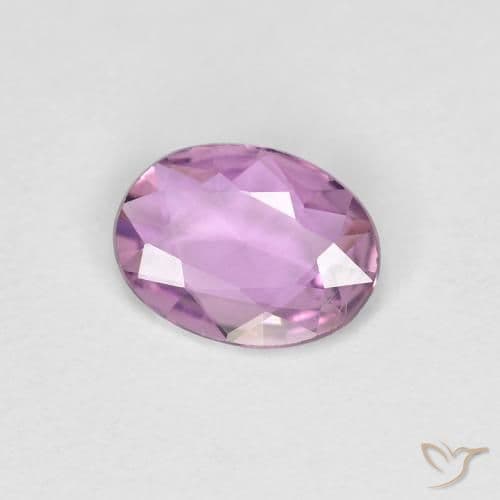 0.51ct Medium-Light Purple Sapphire, Oval Cut, 6.4x4.8 mm