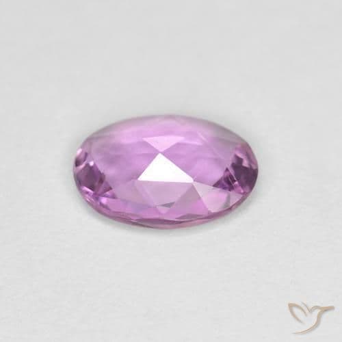 0.51ct Medium-Light Purple Sapphire, Oval Cut, 6.4x4.8 mm