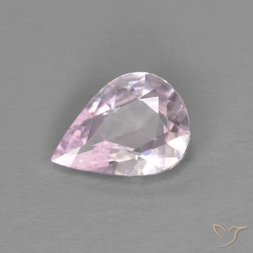 0.51ct Very Light Lavender Pink Sapphire, Pear Shape, 6.6x4.9 mm